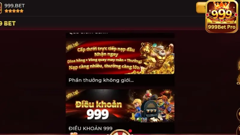 Tìm Hiểu Cách Nhận Khuyến Mãi 999bet Dễ Dàng 2 Khái quát về khuyến mãi 999bet